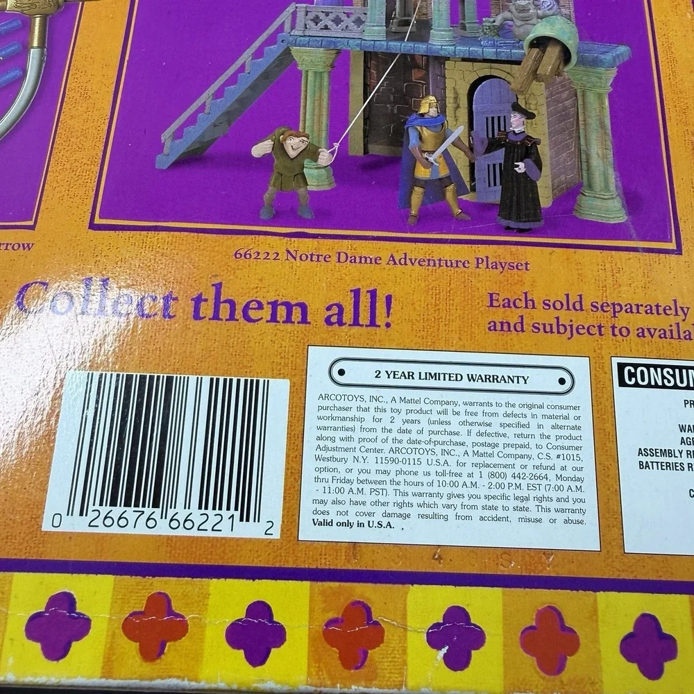 NEW! Disney's HUNCHBACK of NOTRE DAME‎ Figure Set #66221 ~ QUASIMODO & GARGOYLES
